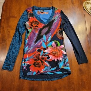 Desigual long sleeve top, Medium